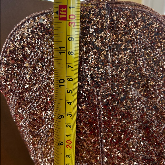 Rose Gold Glitter Cowboy Boots - Brand New! 9.5 - Picture 3 of 9